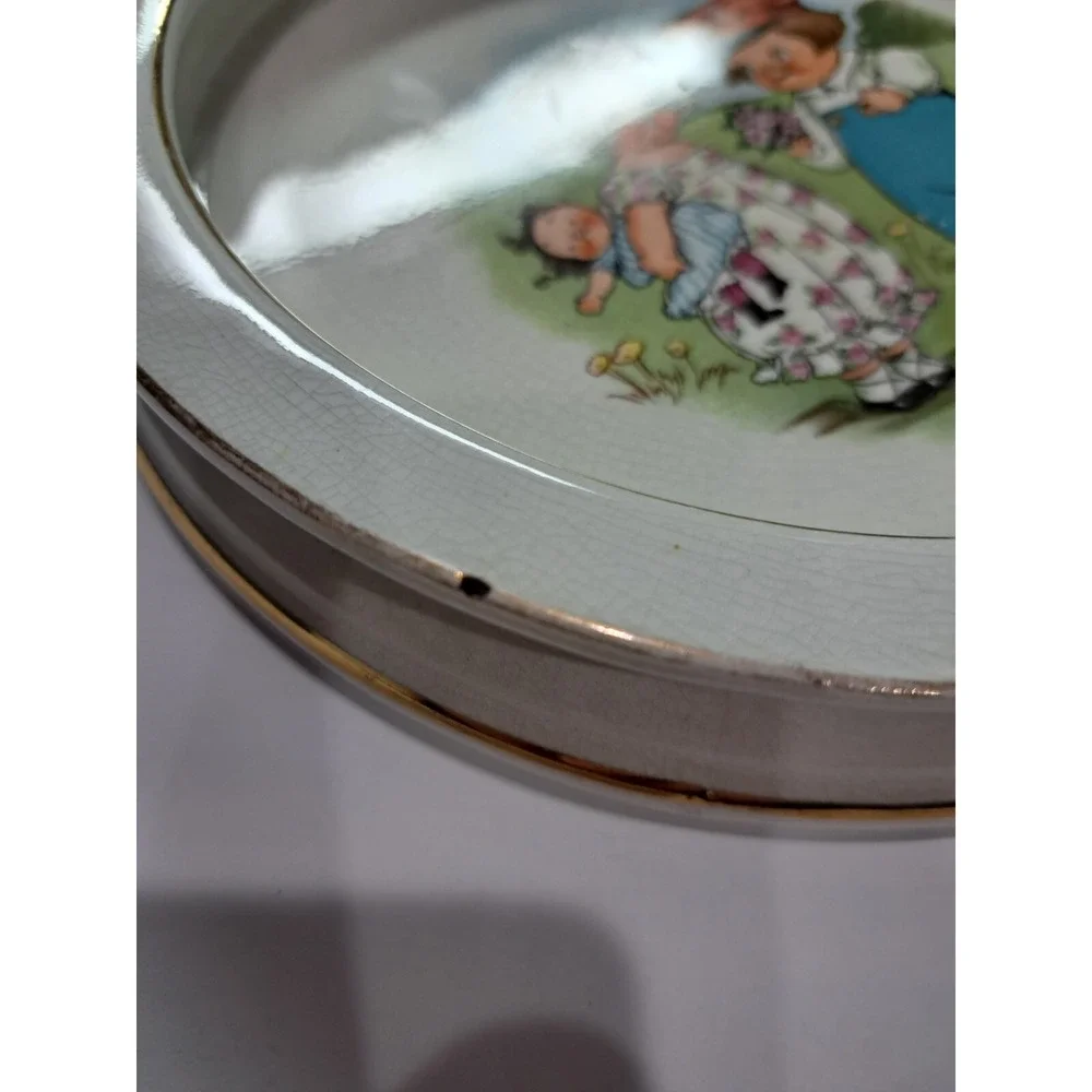 Vintage Buffalo Pottery Children's Dish Cambells Soup‎ Kids